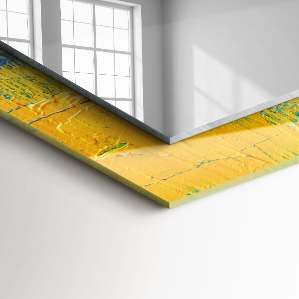 Spiegel mit ornamenten Abstraktes Ölgemälde