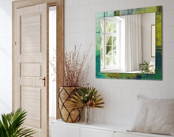 Bedruckter spiegel Abstrakte Farbkomposition