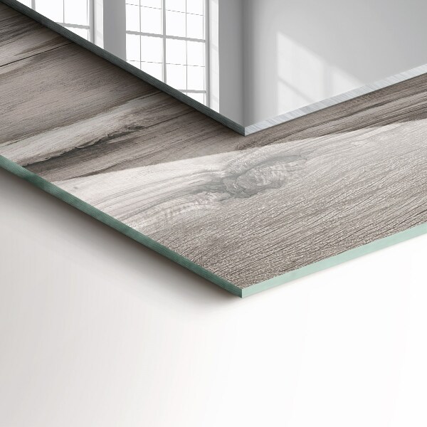 Spiegel mit motivdruck Holzbrett-Textur