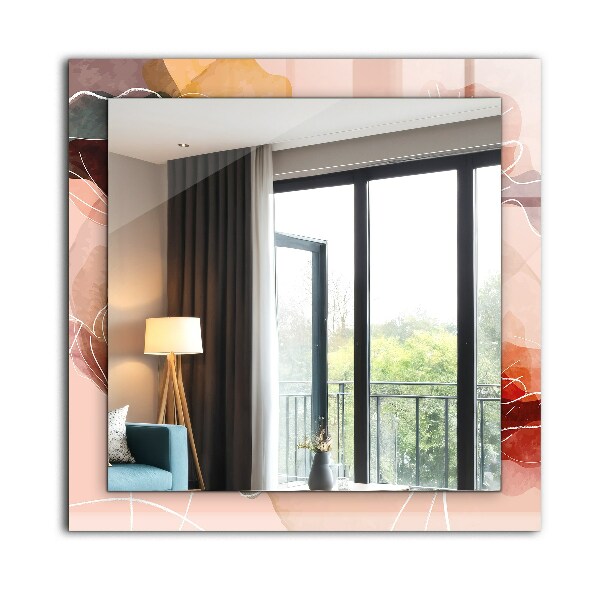 Spiegel ornament Abstrakte florale Muster