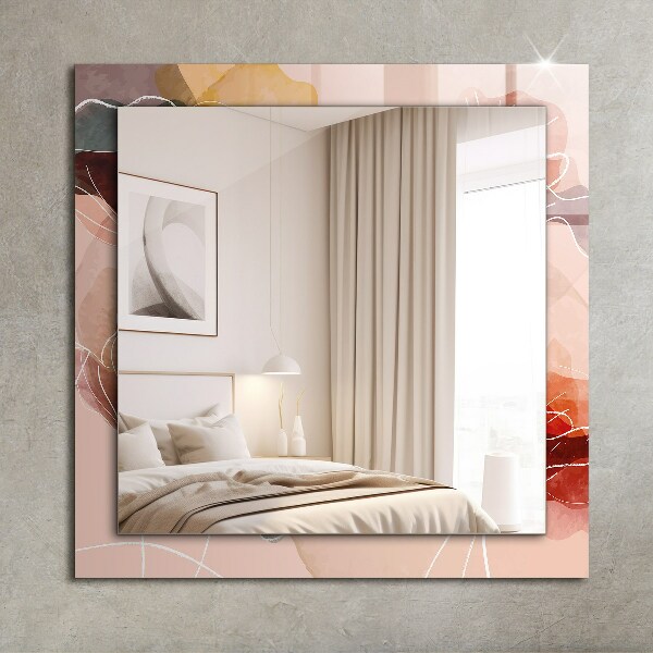 Spiegel ornament Abstrakte florale Muster