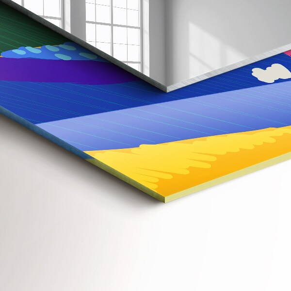 Spiegel ornamente Buntes abstraktes Muster