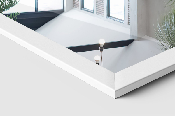 Standspiegel weiß 36x156 cm