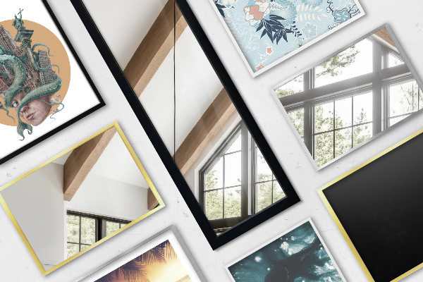 Standspiegel weiß 36x156 cm