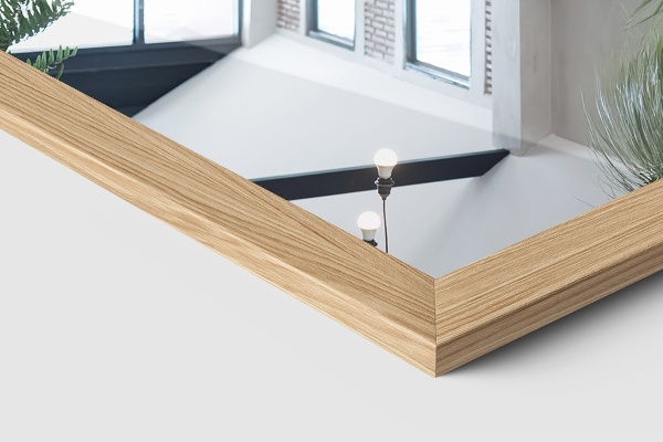 Standspiegel Eiche 36x156 cm