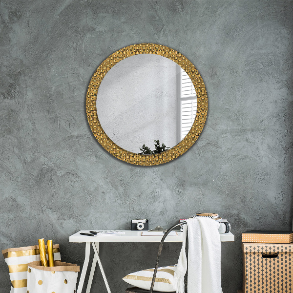 Runder spiegel aufdruck Deco Vintage