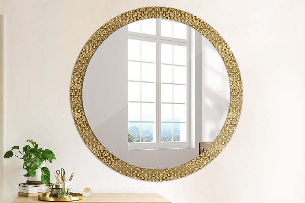 Runder spiegel aufdruck Deco Vintage