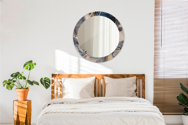 Runder spiegel aufdruck Zusammenfassung Flüssigkeit