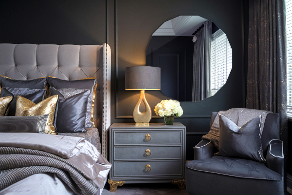 Polygonale Spiegel ästhetisch 80x80 cm