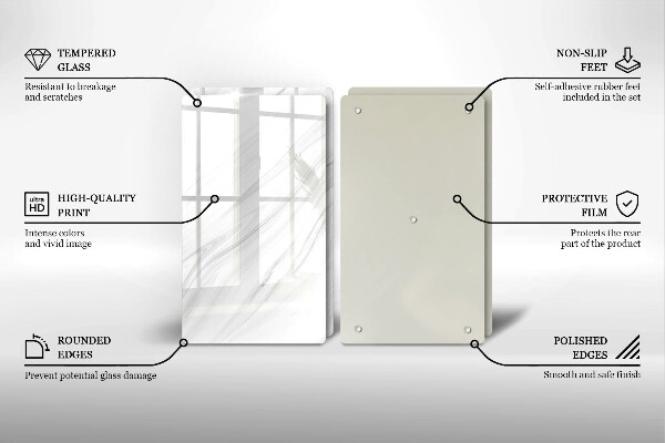 Herdabdeckung Zarter Marmor