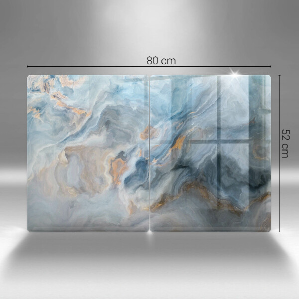 Herdabdeckung Marmorstruktur