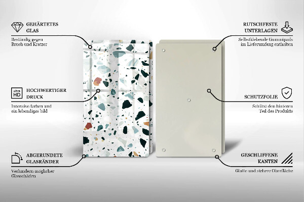 Herdabdeckung Helles Steinzeug