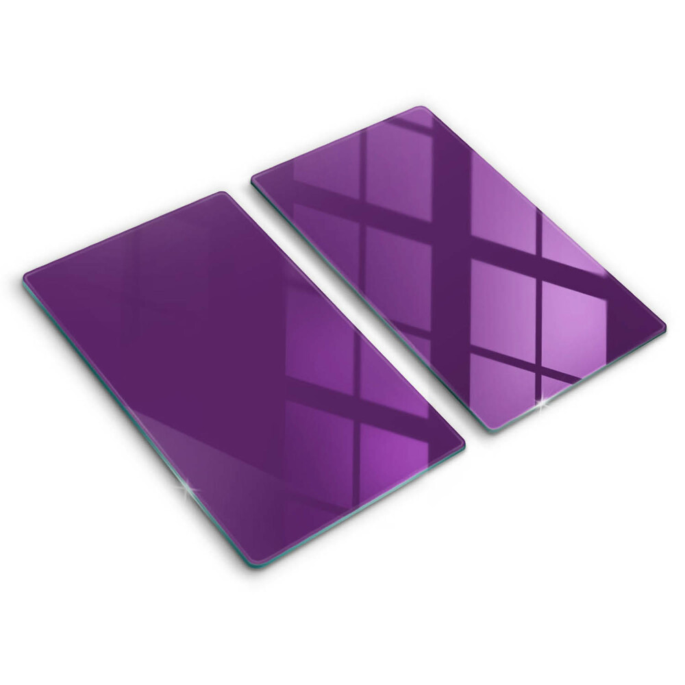 Herdabdeckplatte glas Violette Farbe
