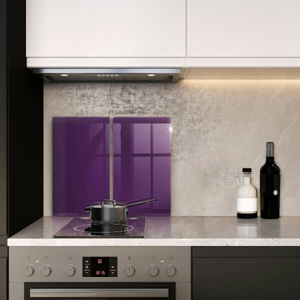 Herdabdeckplatte glas Violette Farbe