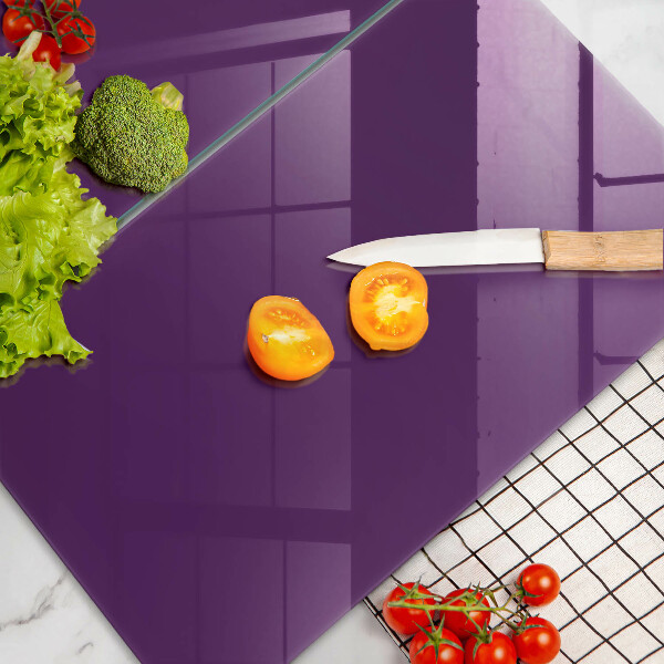 Herdabdeckplatte glas Violette Farbe