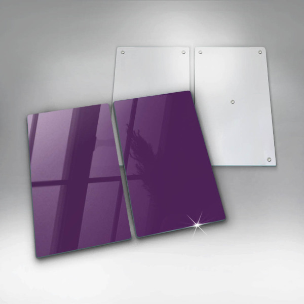Herdabdeckplatte glas Violette Farbe
