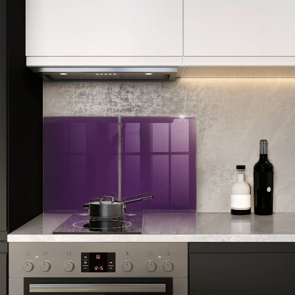 Herdabdeckplatte glas Violette Farbe