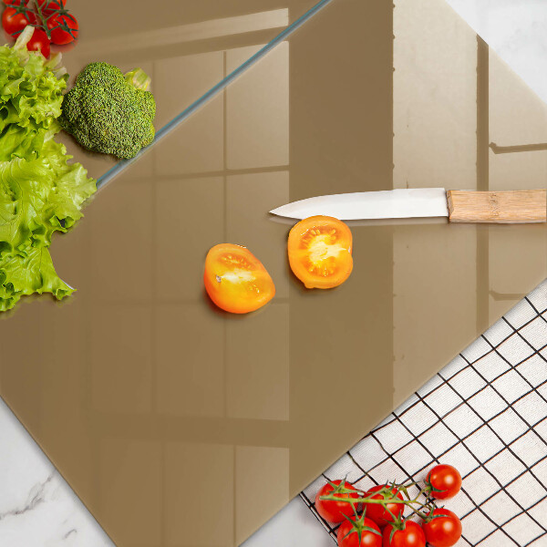 Herdabdeckplatte glas Beige Farbe