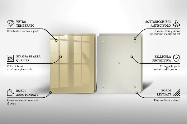Herdabdeckplatte glas Beige Farbe