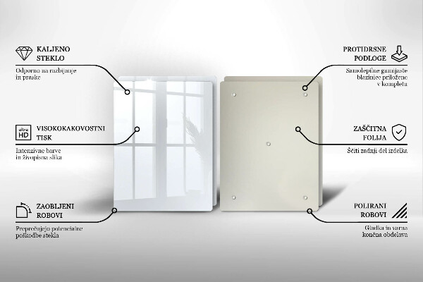 Herdabdeckplatte glas weiße Farbe
