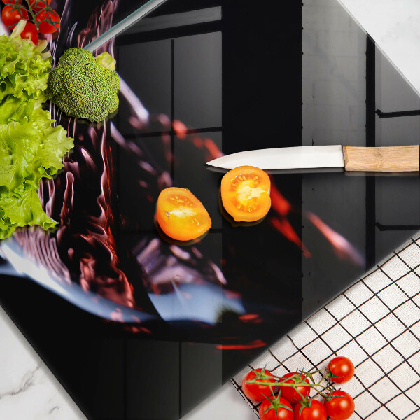 Herdabdeckung Ein Glas Rotwein