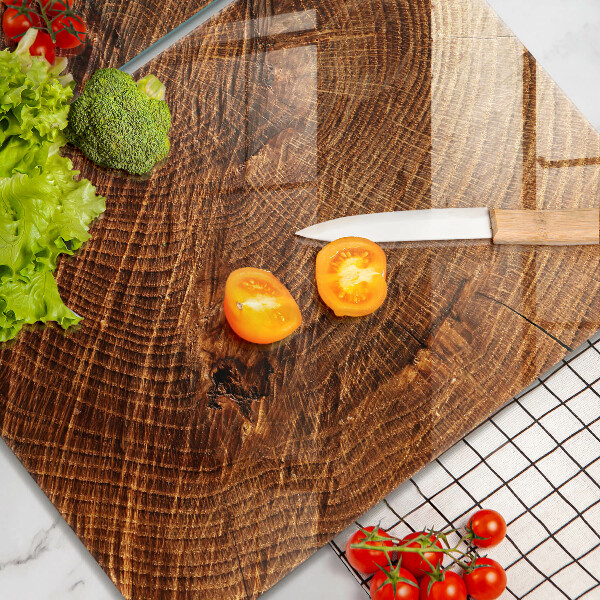 Herdabdeckung Holzstruktur