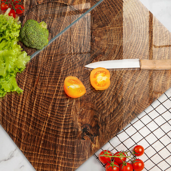 Herdabdeckung Holzstruktur