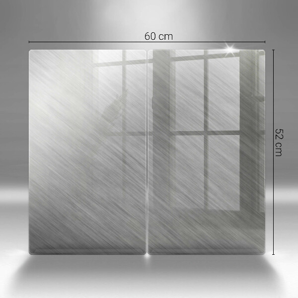 Herdabdeckung Metallbeschaffenheitshintergrund