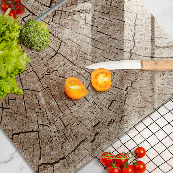 Herdabdeckung Querschnitt eines Baumes