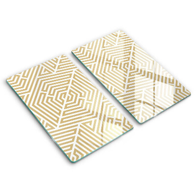 Herdabdeckung Geometrische Linien