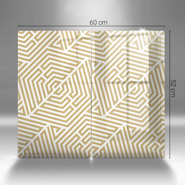 Herdabdeckung Geometrische Linien