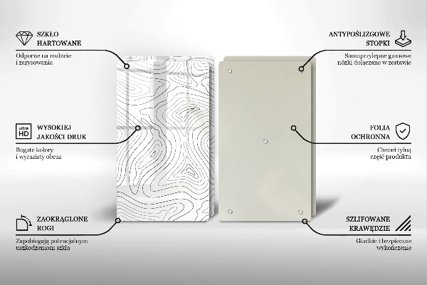 Herdabdeckung Abstrakte Formen