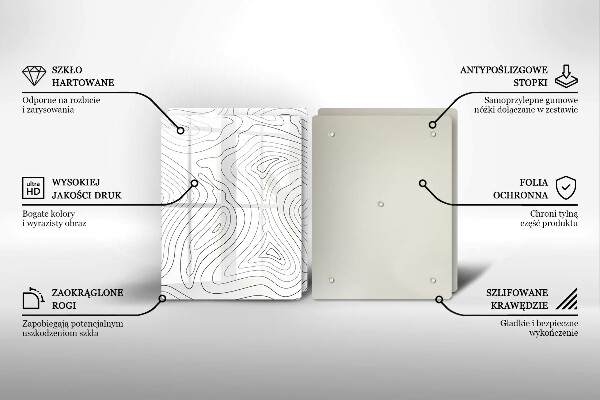 Herdabdeckung Abstrakte Formen