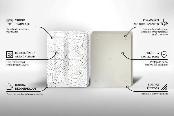 Herdabdeckung Abstrakte Formen