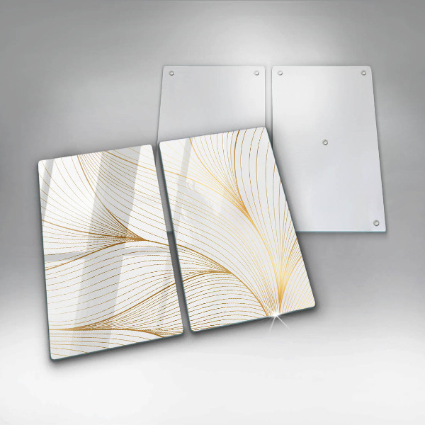 Herdabdeckung Modernes Linienmuster