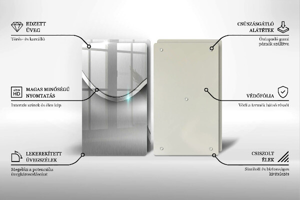 Herdabdeckung Metallabstraktion