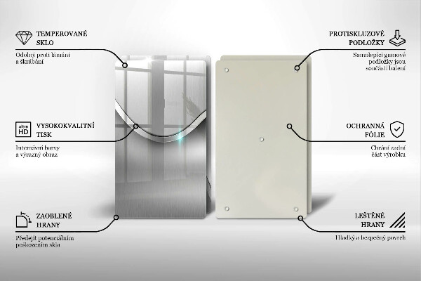 Herdabdeckung Metallabstraktion