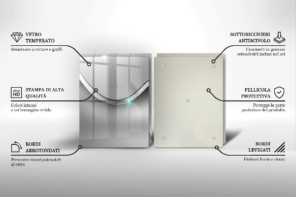 Herdabdeckung Metallabstraktion