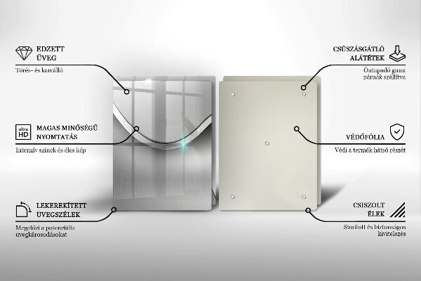 Herdabdeckung Metallabstraktion
