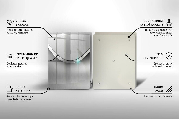 Herdabdeckung Metallabstraktion