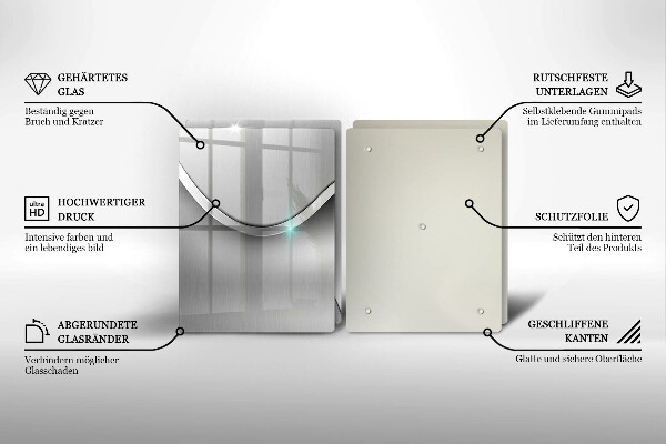 Herdabdeckung Metallabstraktion