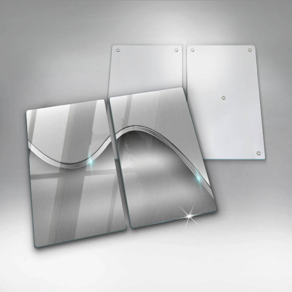 Herdabdeckung Metallabstraktion