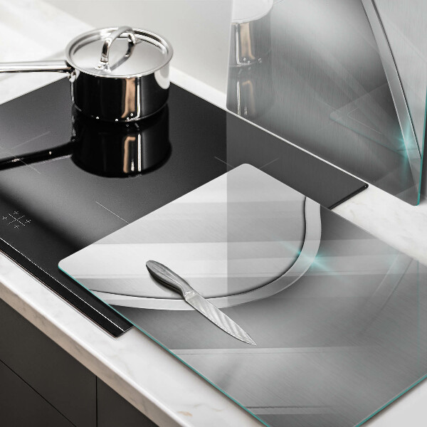 Herdabdeckung Metallabstraktion