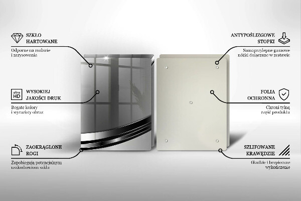 Herdabdeckung Metallabstraktion