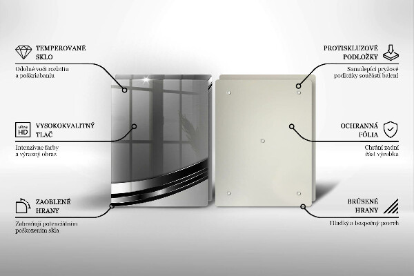 Herdabdeckung Metallabstraktion