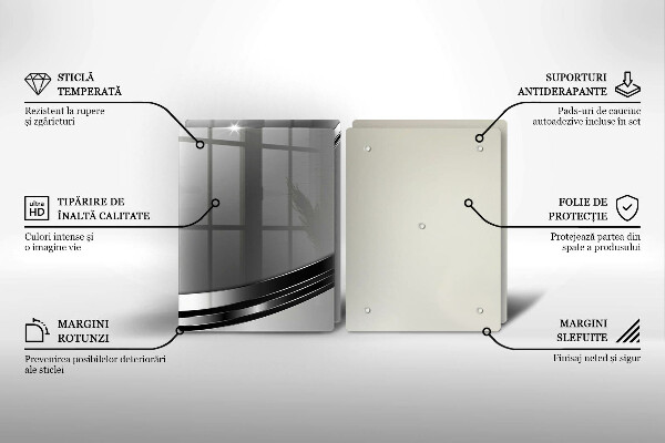 Herdabdeckung Metallabstraktion