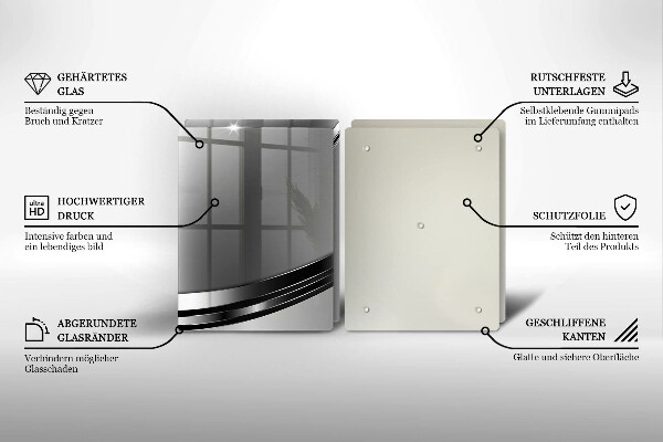 Herdabdeckung Metallabstraktion