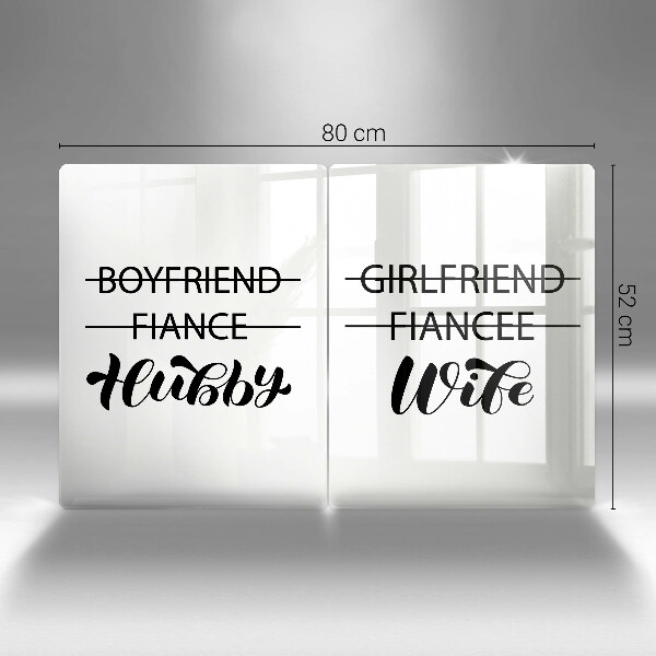 Herdabdeckung Inschrift Satz Muster