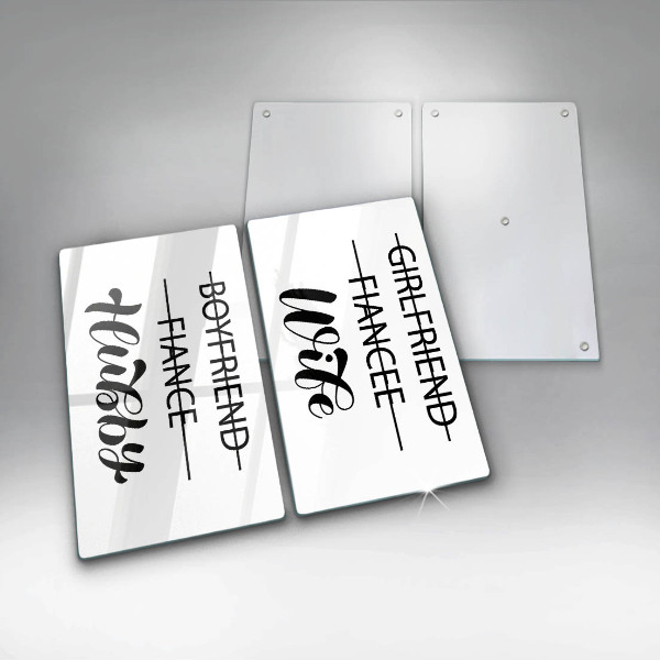 Herdabdeckung Inschrift Satz Muster