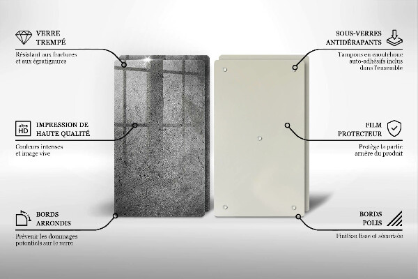 Herdabdeckung Betonsteinstruktur